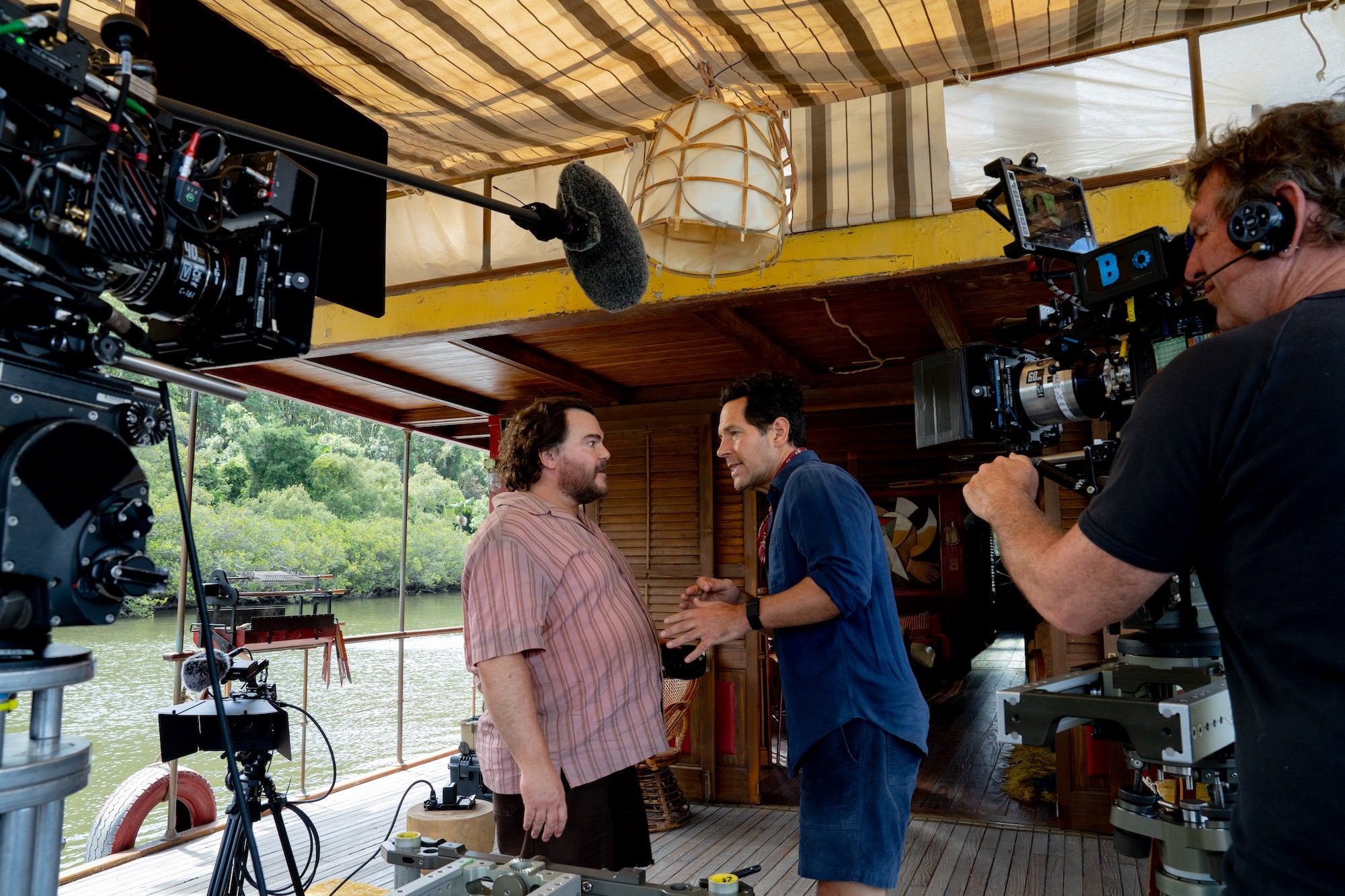 Photo of Jack Black and Paul Rudd from the film Anaconda.