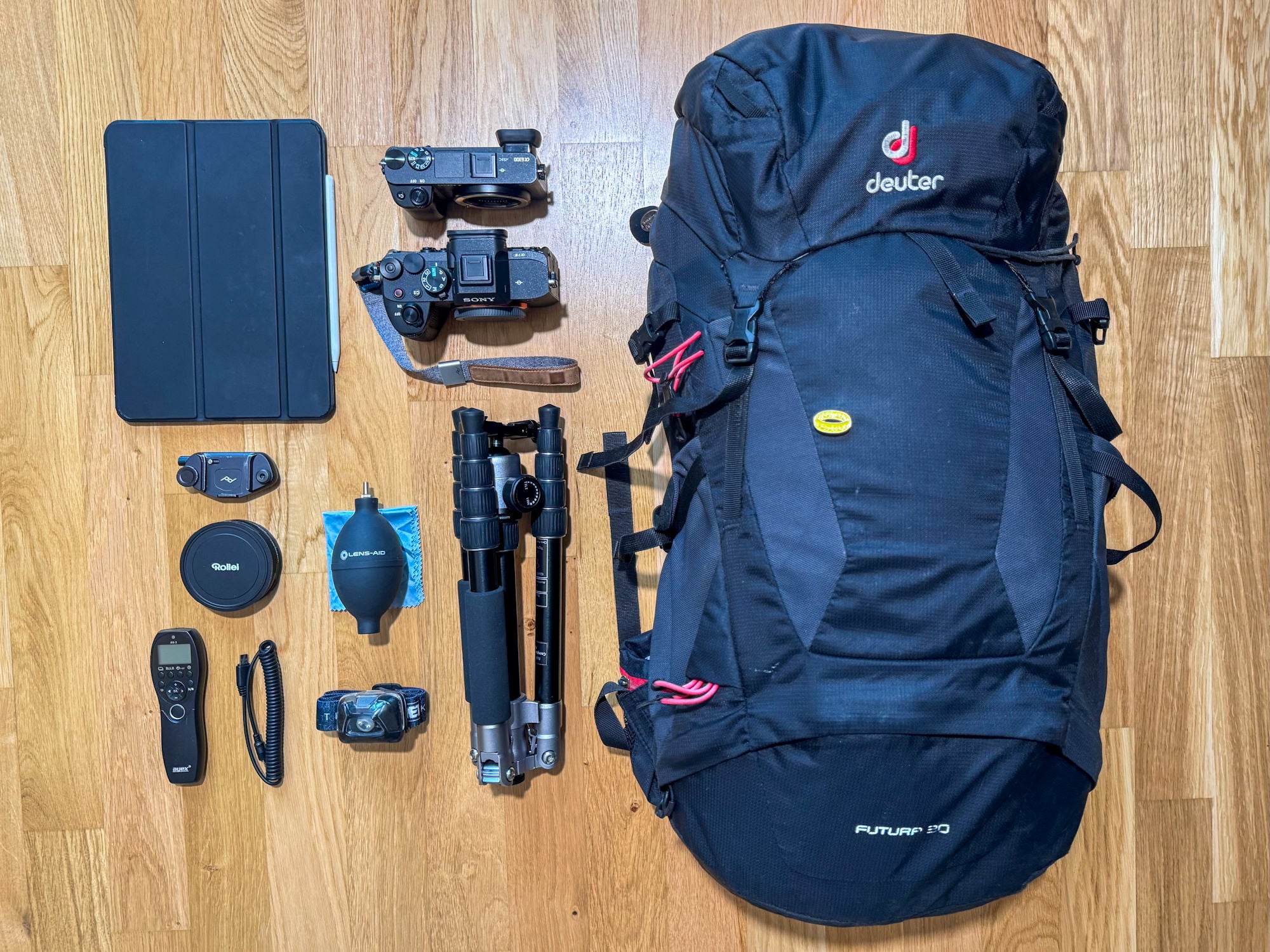 Domenic B&ouml;rnicke's gear for landscape photography