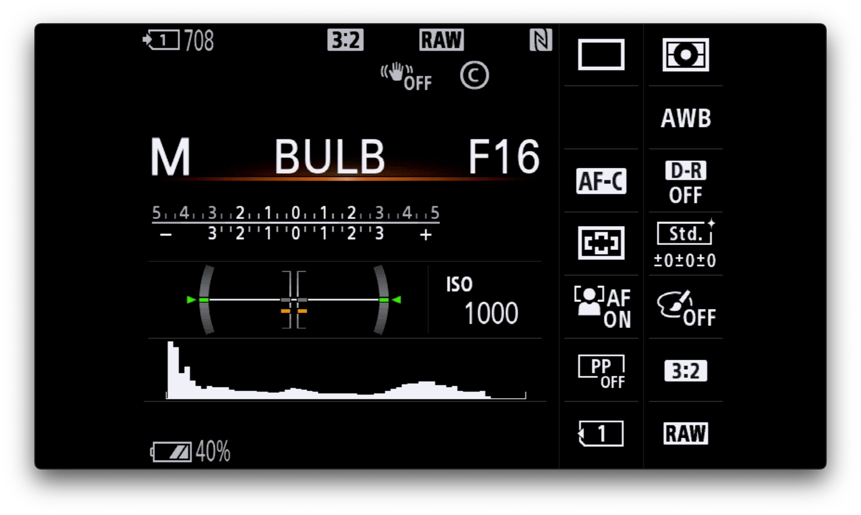 Sony Alpha Universe Long Exposure B-W Settings BULB