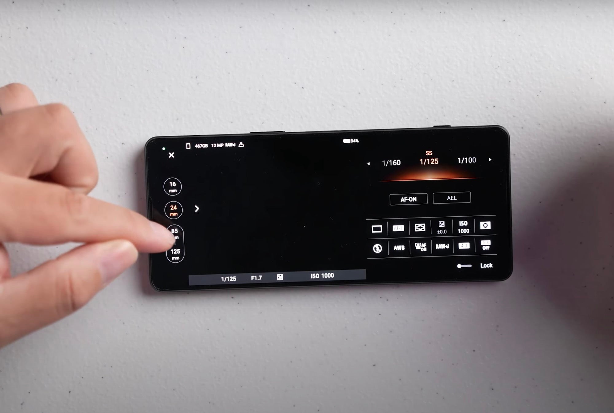 Xperia 1 IV Setup: Lenses