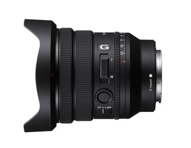 Sony FE PZ 16-35mm F4 G with lens shade