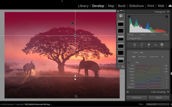Criz Quinn's post-processing snapshot from Adobe Lightroom