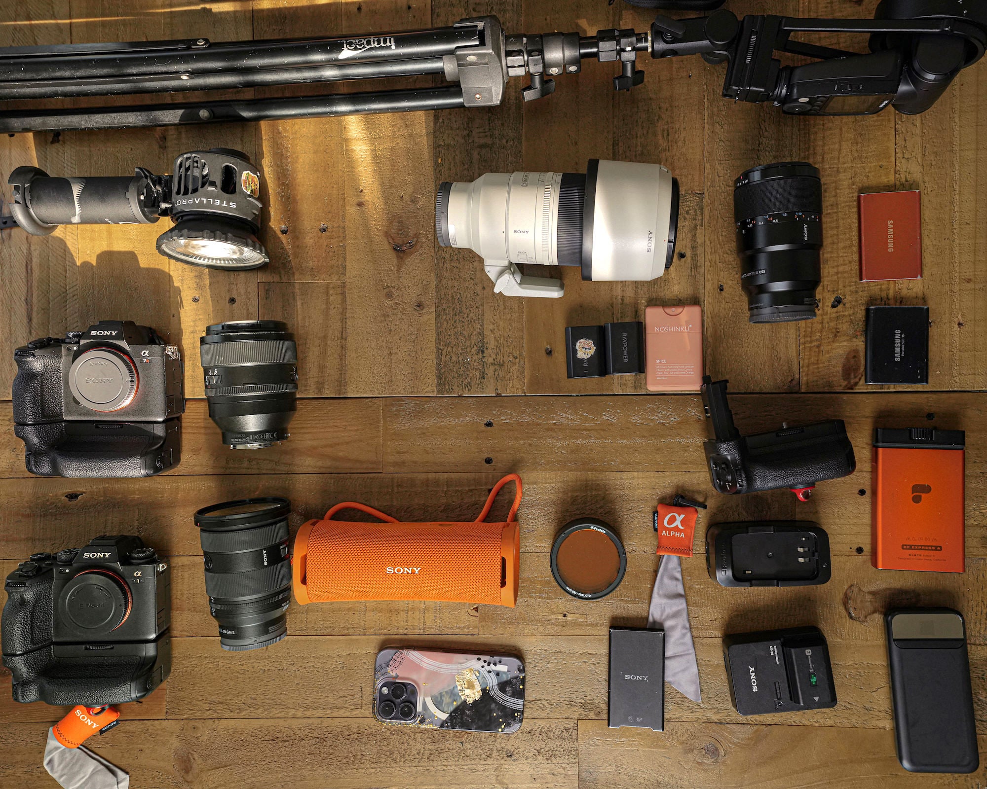 Kesha Lambert's kit for wedding photography