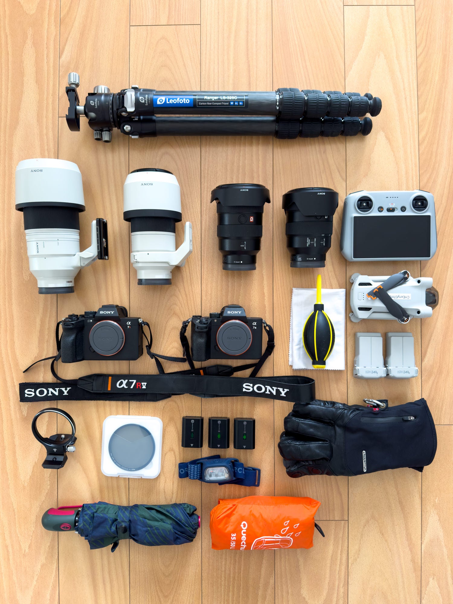 Antonio Valente's Sony Alpha kit for landscape photography
