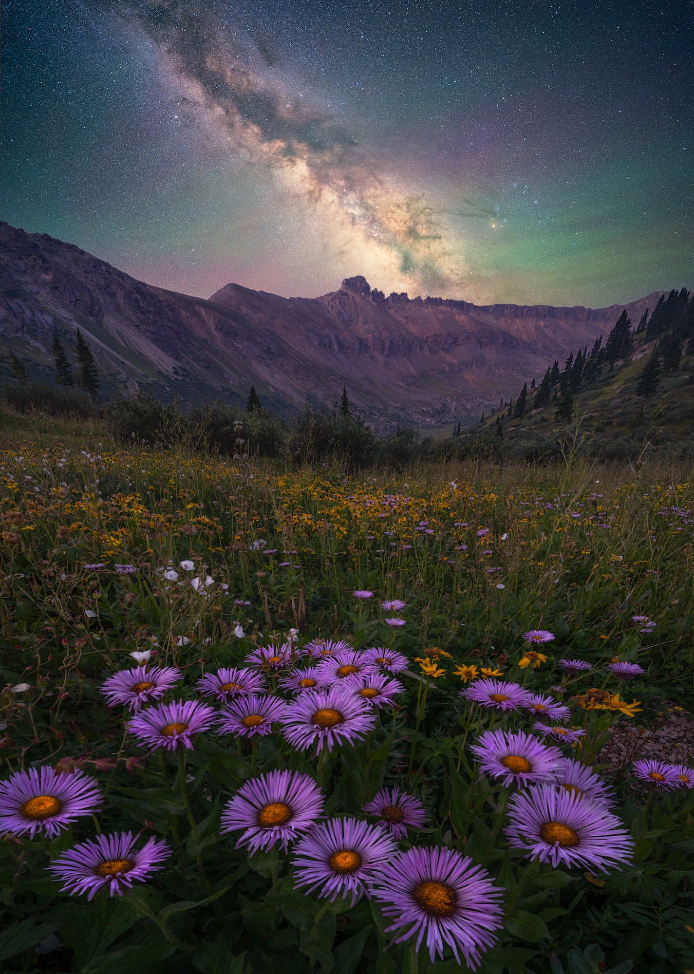 Photo by Brandt Ryder. Sony Alpha 7 III. Sony 14mm f/1.8 G Master, Foreground: 2 secs., f/9, ISO 500. Sky: 13-sec., f/1.8, ISO 6400