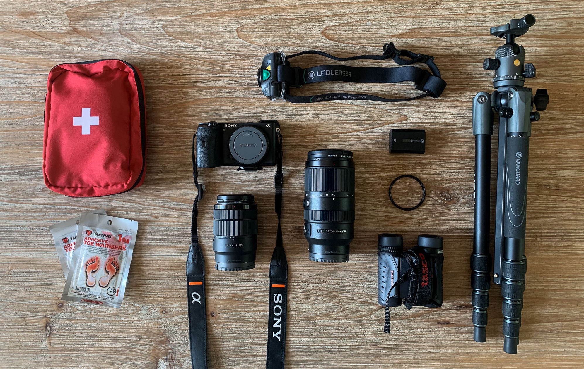 Clarisse de Thoisy's adventure photography kit