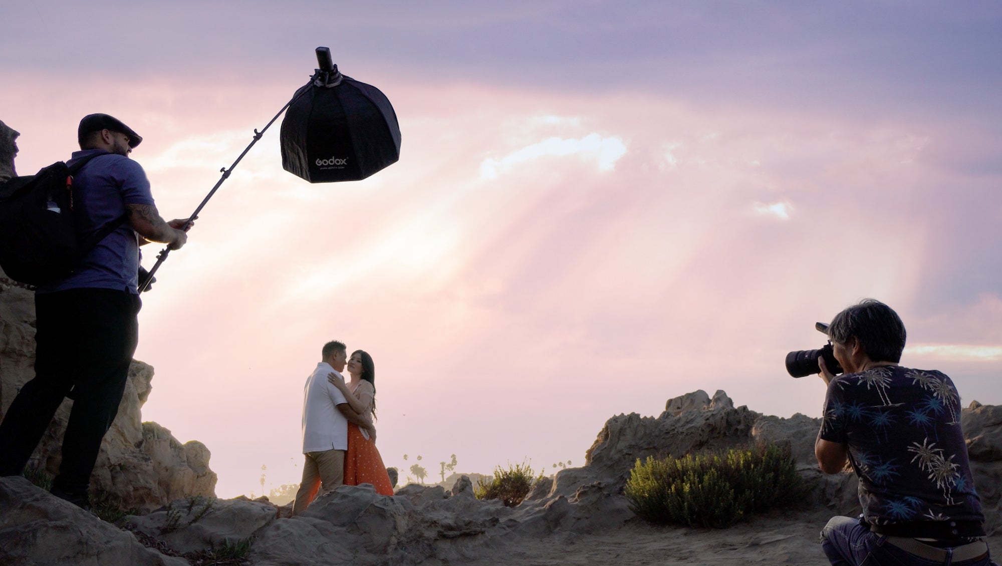 BTS photo of Scott Robert Lim. Sony ZV-E10.