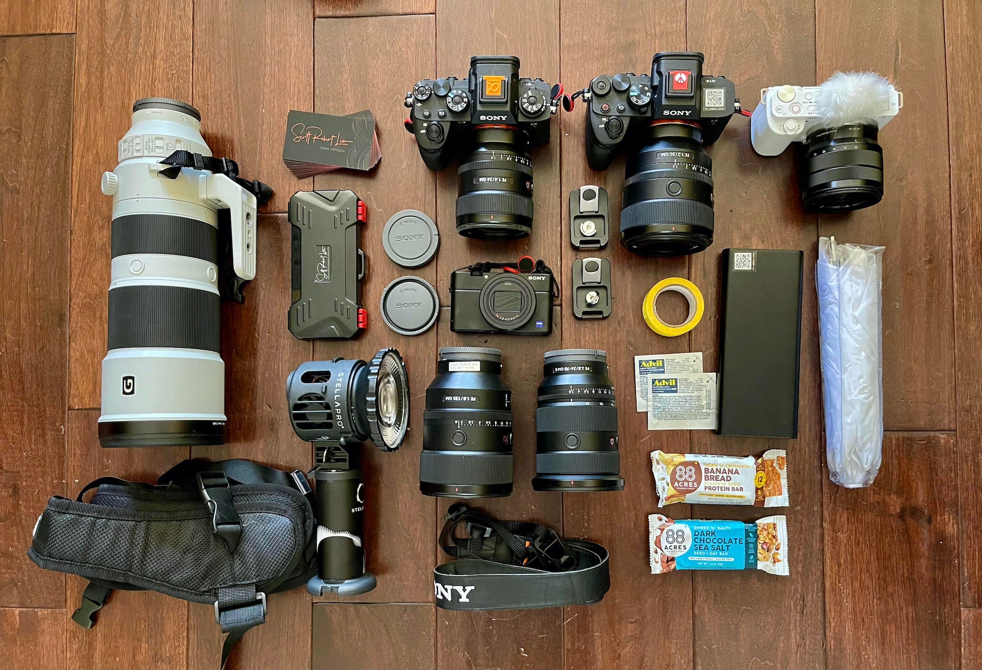 Scott Robert Lim's gear