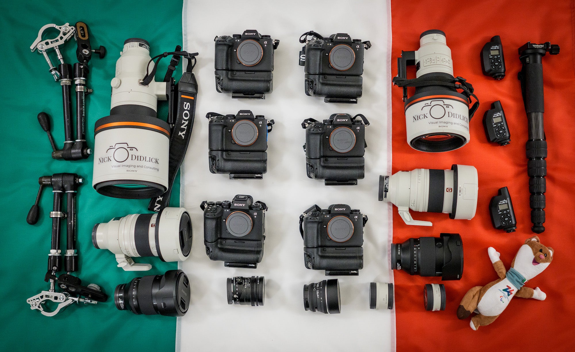 Photographer Nick Didlick's gear for the games in Milan Photographer Nick Didlick's gear for the games in Milan
