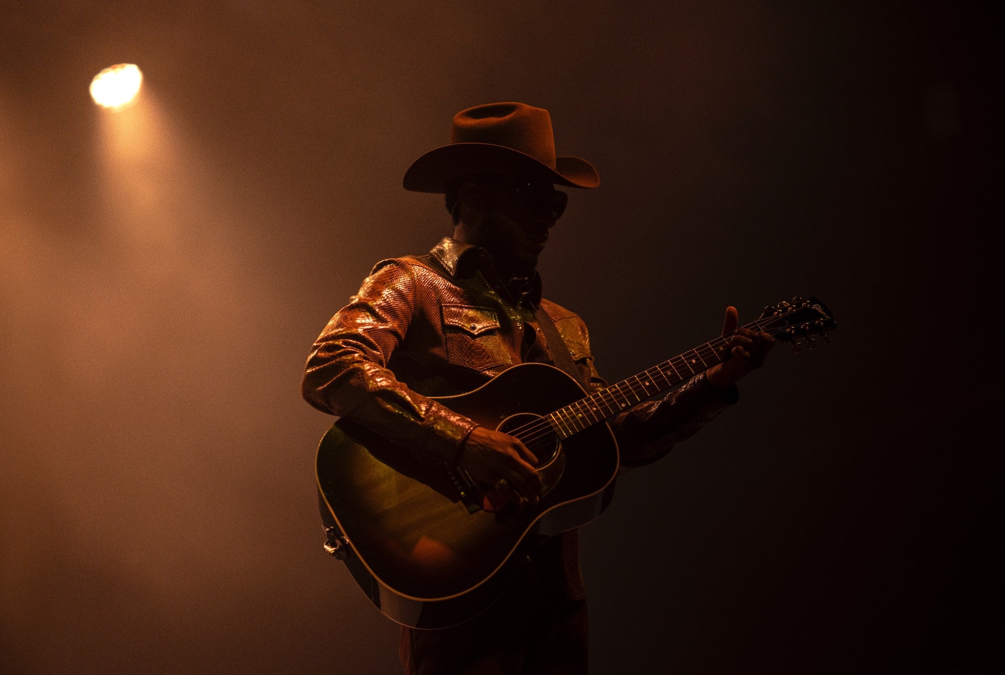Guitar player on stage