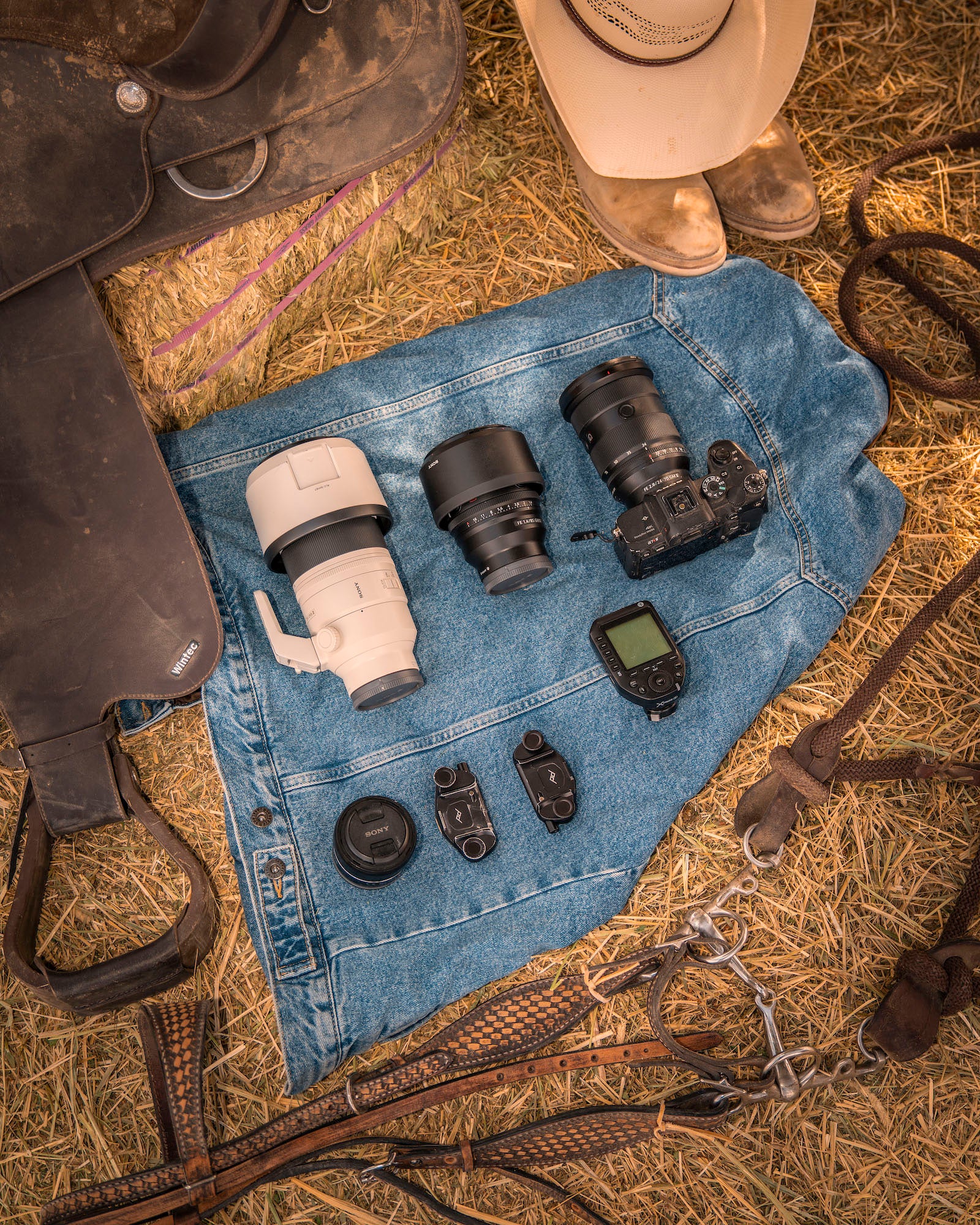 Andrew Fisher's gear for rodeos