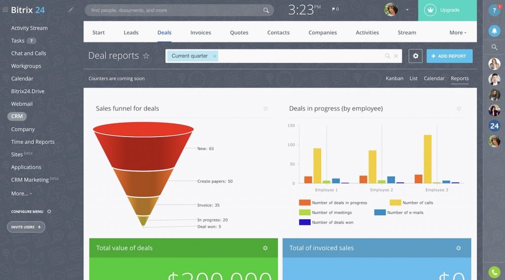 CRM Dashboard Image
