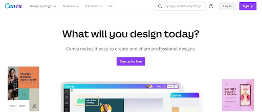 Canva provides a user-friendly interface and a variety of design templates, graphics, fonts, and other design elements