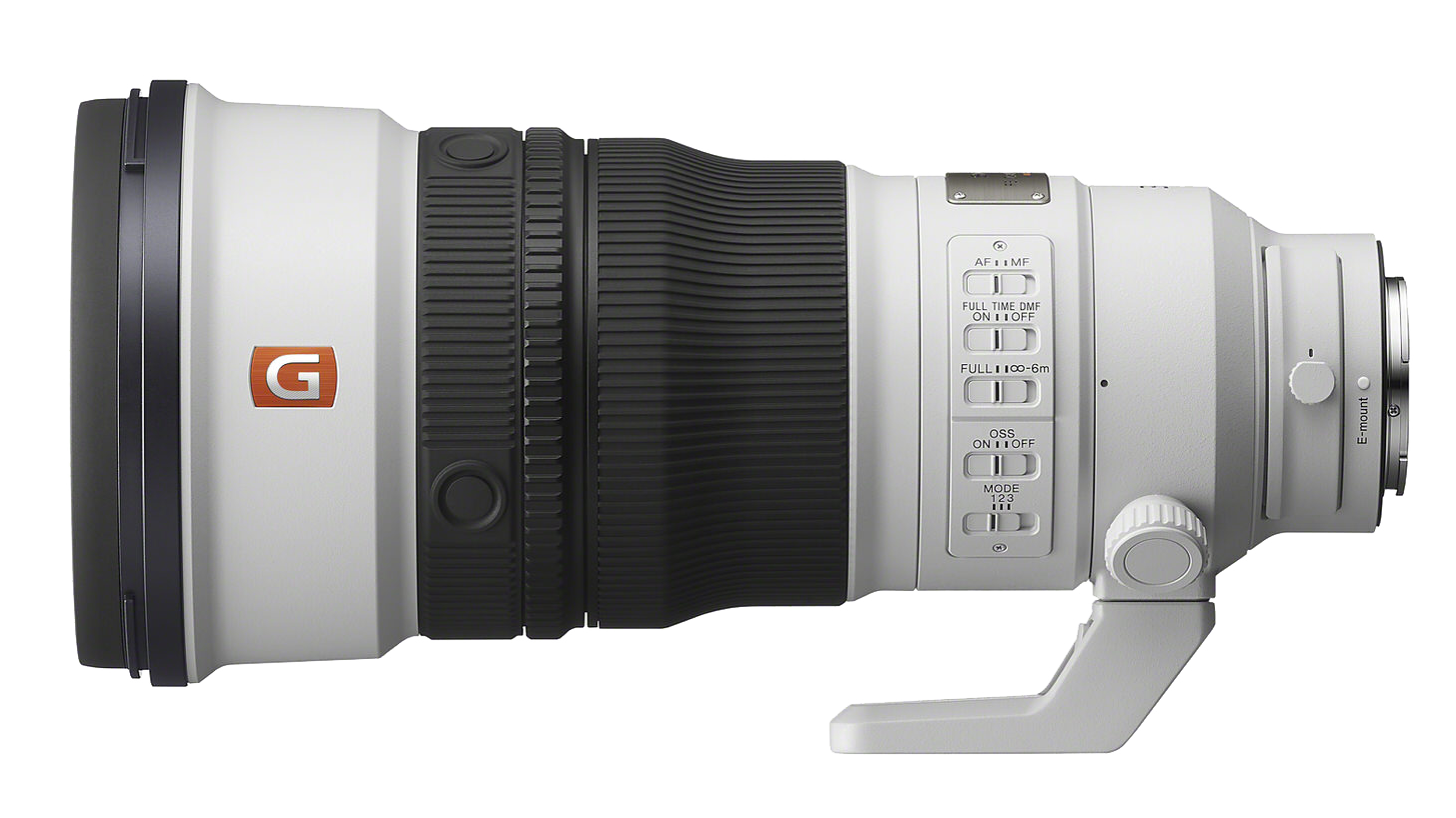 side view image of 300mm F2.8 G-Master OSS lens