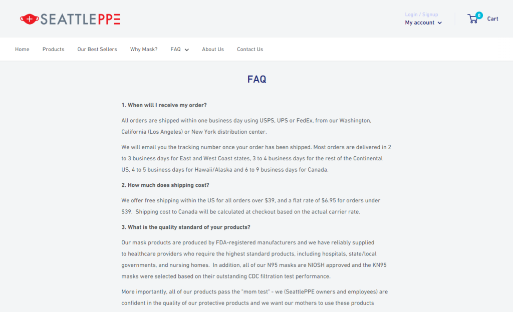 FAQ _ SeattlePPE