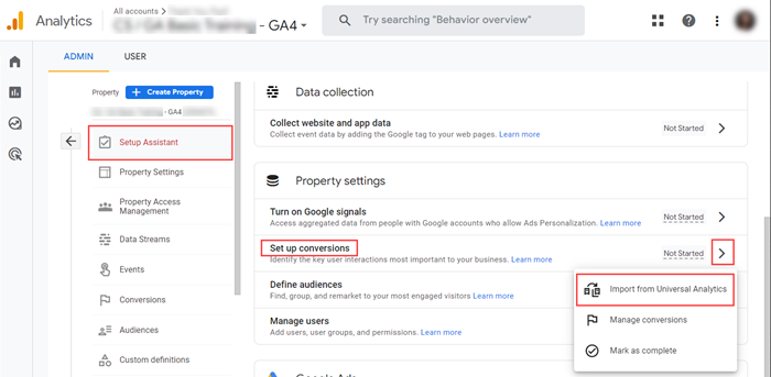 GA4 Migration Process