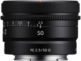FE 50mm F2.5 G